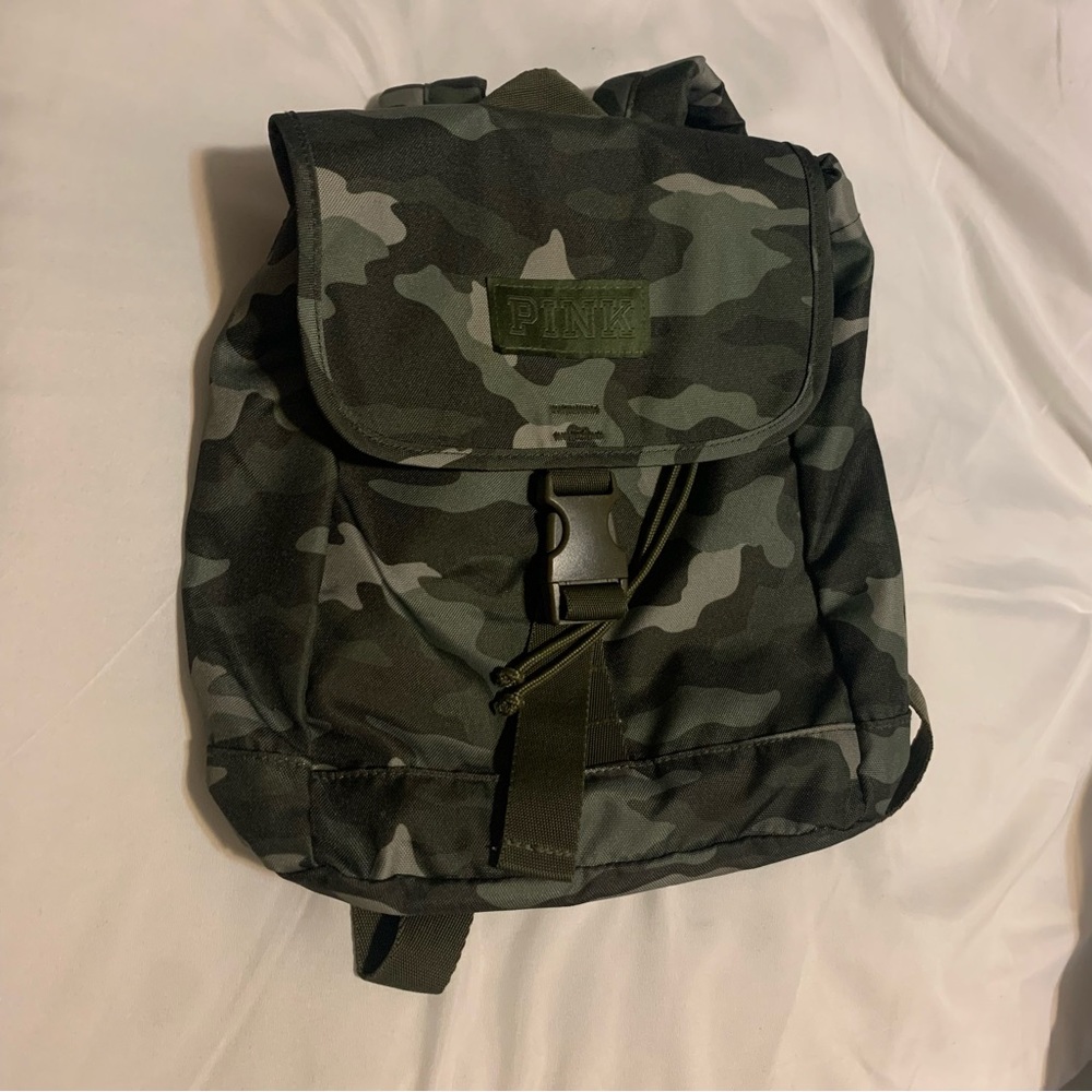 PINK Camo backpack